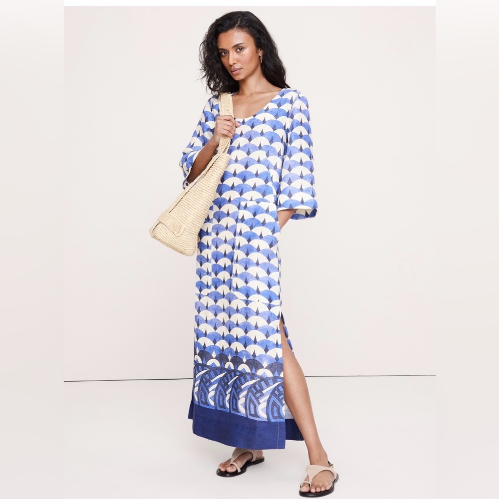NWT Banana Republic Linen Maxi Dress